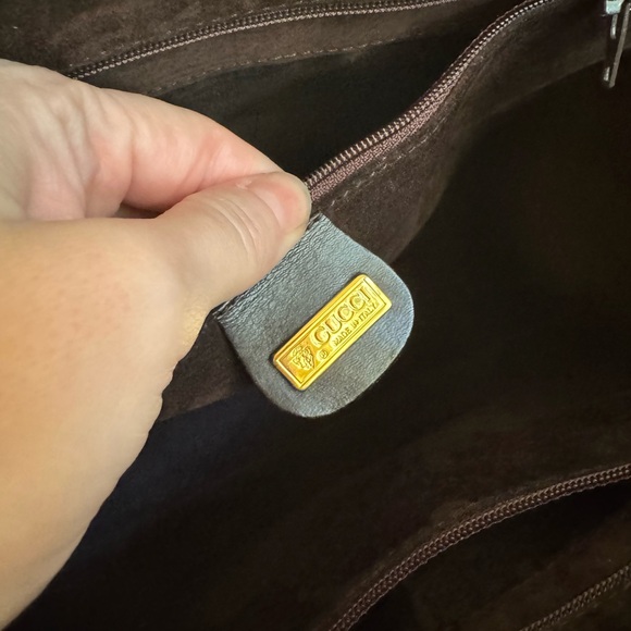 💎 Authentic Gucci GG quilted leather shoulder bag chocolate brown - Picture 11 of 14